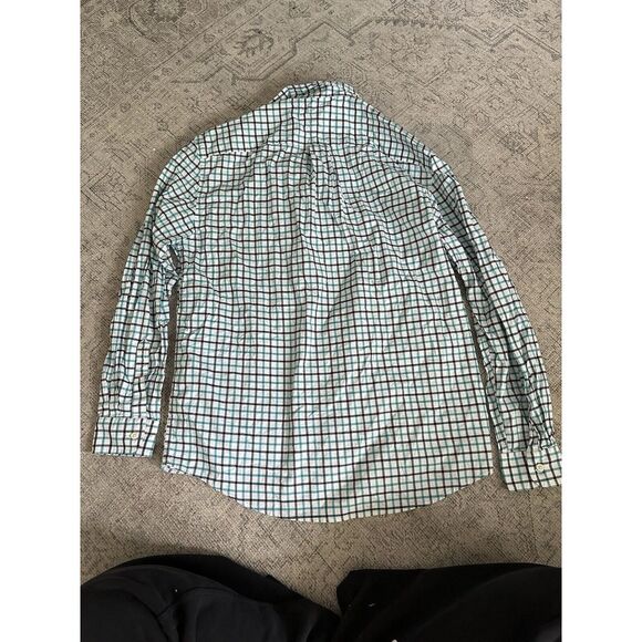 Tommy Hilfiger Blue Plaid LS‎ Button Down Dress Shirt Sz XL Preppy Office - Picture 6 of 6